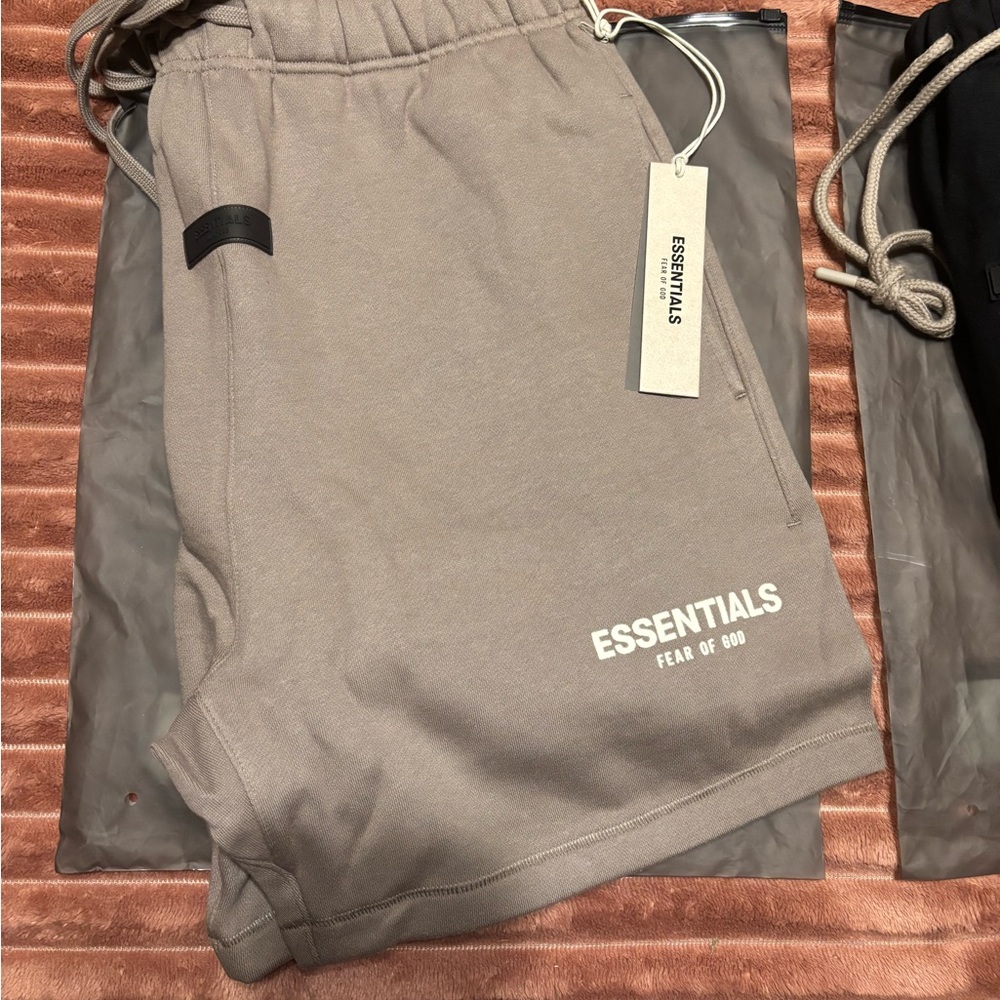 Essentials Men's Gray Athletic Shorts